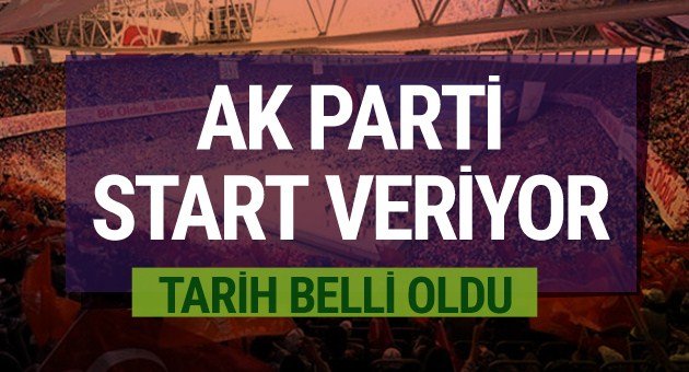 AK Parti'de Kongre Süreci Belli Oldu
