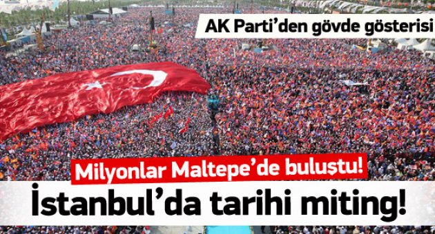 Ak Parti'den Gövde Gösterisi