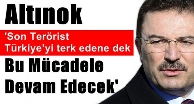 Altınok, Erzurum'da Konuştu