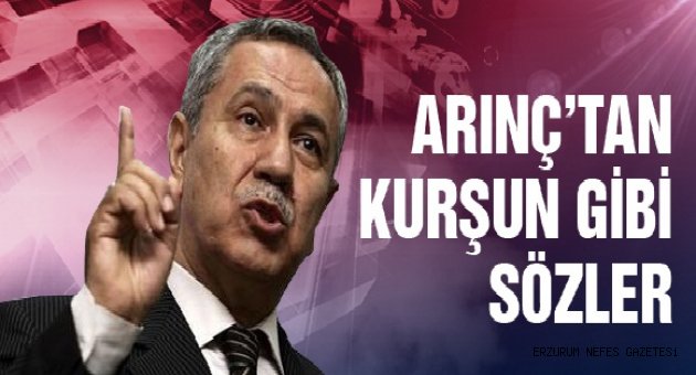 Arınç Demirtaş'ı Deşifre Etti
