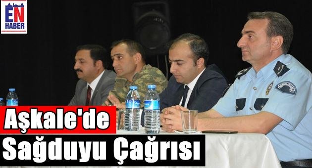 Aşkale'de Sağduyu Çağrısı