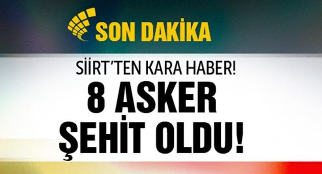 Askeri Konvoya Hain Pusu, 8 Şehit!