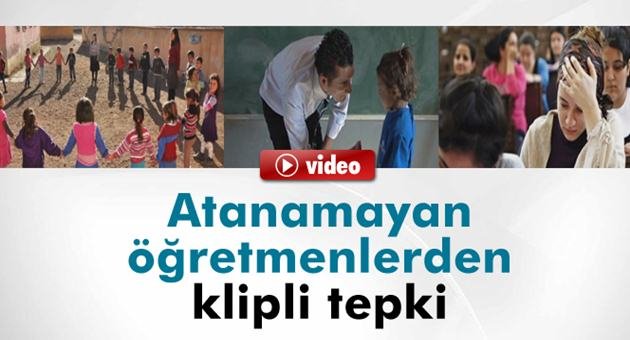 Atanamayan Öğretmenlerden Klipli Tepki