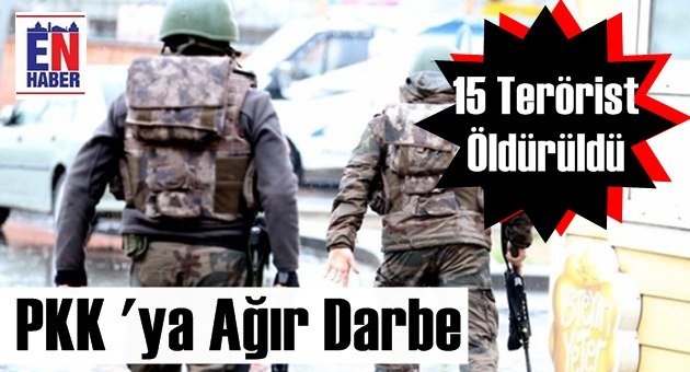 Bağlar'da 15 Terörist Öldürüldü