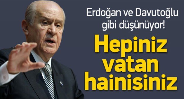 Bahçeli'den CHP'ye PYD Tepkisi