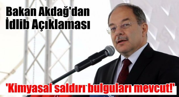 Bakan Akdağ'dan İdlib Açıklaması