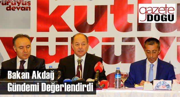 Bakan Akdağ'dan Kararlılık Açıklaması