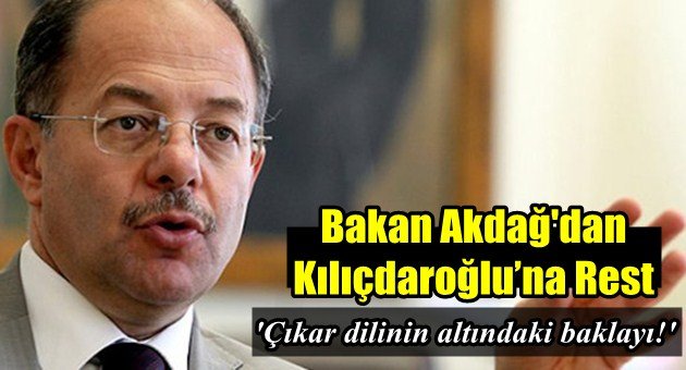 Bakan Akdağ'dan Kılıçdaroğlu'na Rest