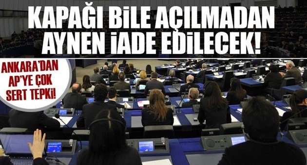 Bakan Çelik'ten AP Kararına Sert Tepki!