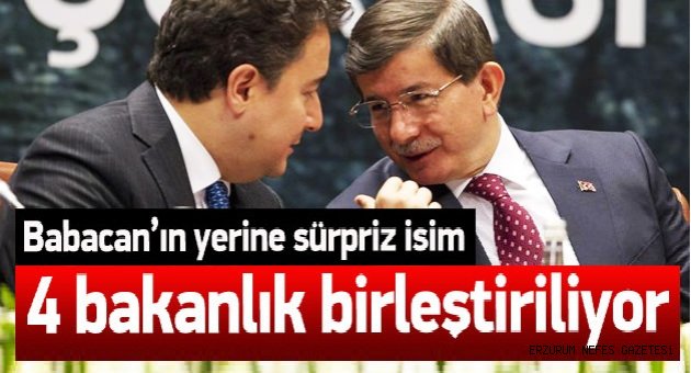 Bakanlıklar Birleştiriliyor
