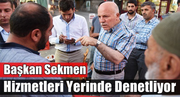 Başkan Sekmen, Her An Görev Başında