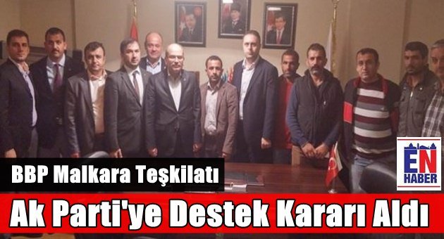 BBP'den Ak Parti'ye 1 Kasım Desteği