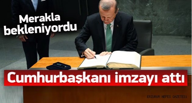 Beklenen Yasa Onaylandı