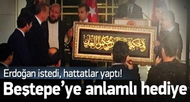 Beştepe'ye Anlamlı Hediye