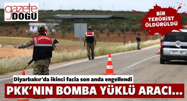 Bomba Yüklü Traktör Son Anda Yakalandı