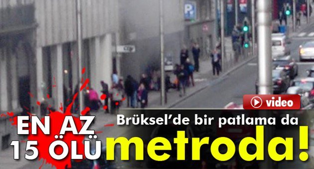 Brüksel Metrosunda Patlama, 15 Ölü