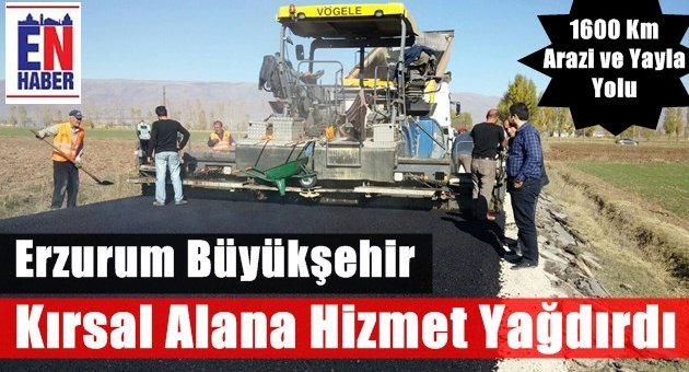 Büyükşehirden Kırsala Yoğun Hizmet