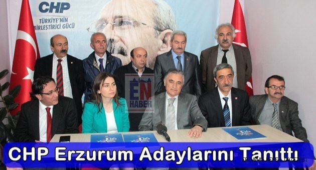 CHP Erzurum Adayları Görücüye Çıktı