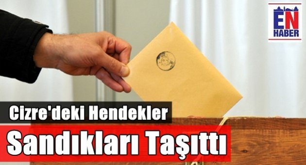 Cizre İçin Özel Sandık Kararı