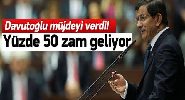 Davutoğlu'ndan Sağlık Çalışanlarına Müjde
