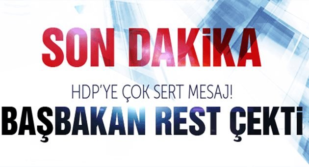 Davutoğlu'ndan Sert Mesajlar