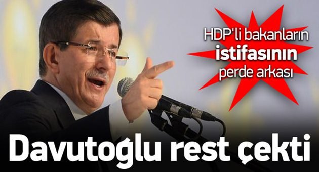 Davutoğlu'ndan Tokat Gibi Cevap