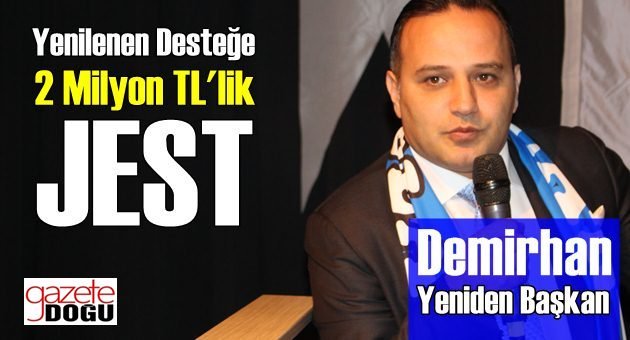 Demirhan Yeniden Rakipsiz Başkan