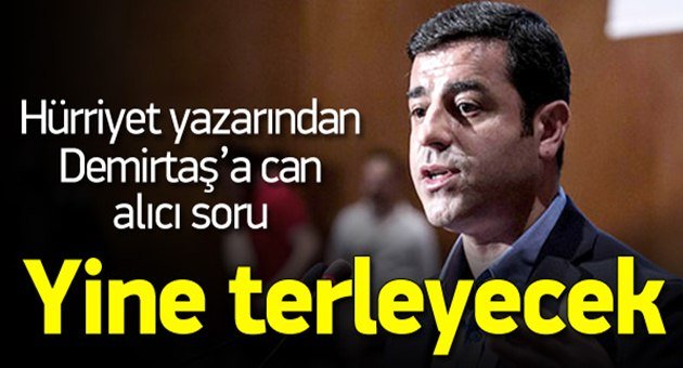 Demirtaş'a Terletici Soru!