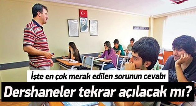 Derhaneler Yeniden Açılabilecek mi?