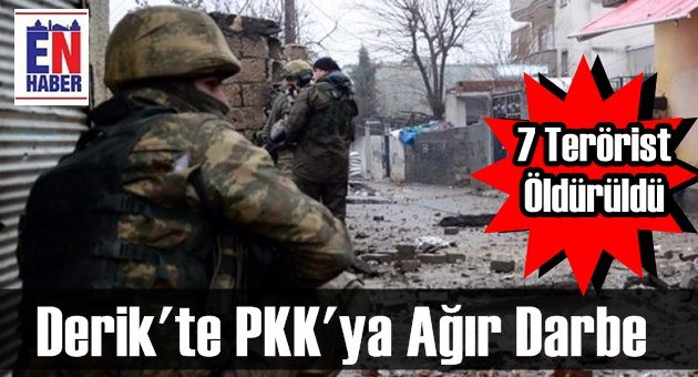 Derik'te Çatışmalar Şiddetlendi