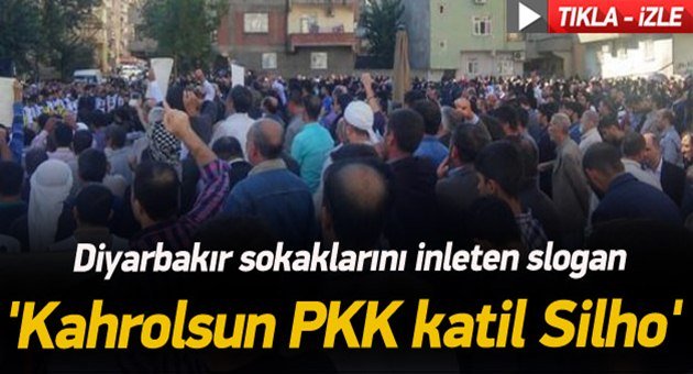 Diyarbakır Sokaklarında 'Katil Sılho' Sloganı