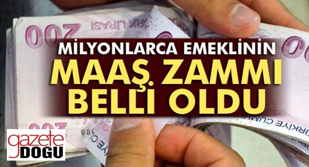 Emekli Maaş Zammı Belli Oldu