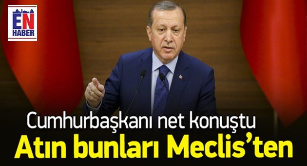 Erdoğan'da 'Dokunulmazlıkları Kaldırılmalı' Dedi