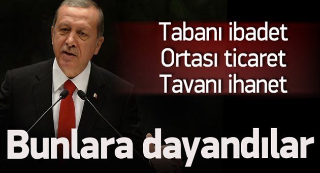 Erdoğan'dan İhanete Özel Replik