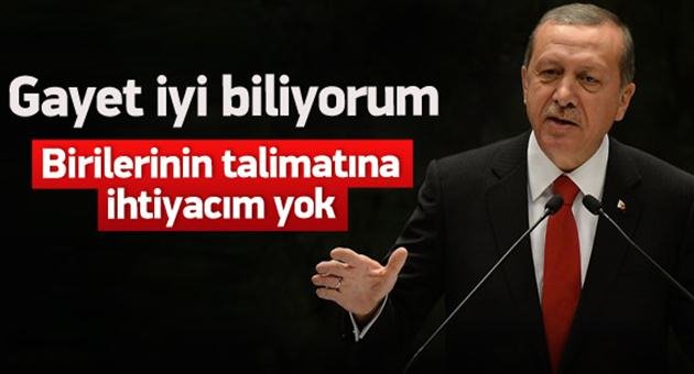 Erdoğan'dan Net Tavır