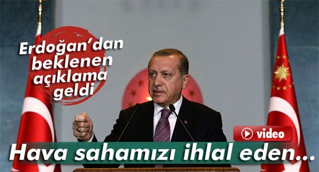 Erdoğan'dan Sert Cevap