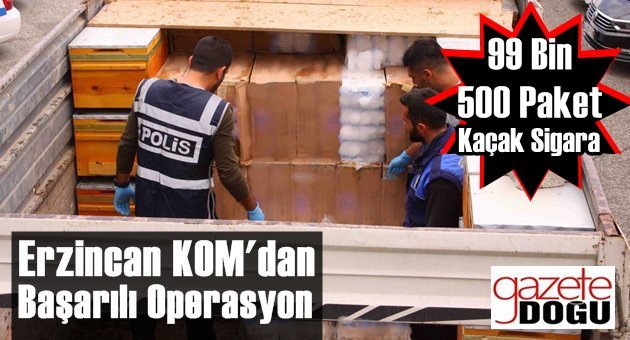 Erzincan KOM'dan Başarılı Operasyon