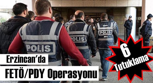 Erzincan'da FETÖ/FDY Operasyonu