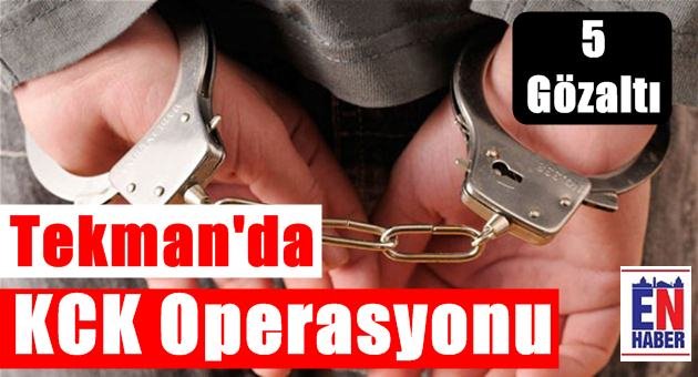 Erzurum İl Jandarma'dan KCK Operasyonu