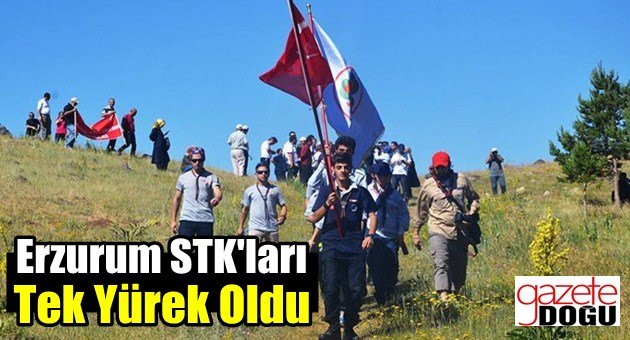 Erzurum STK'ları Palandöken İçin Yürüdü
