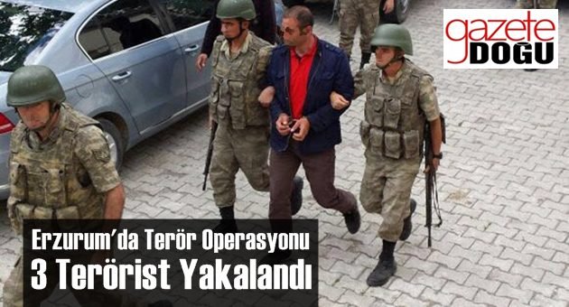 Erzurum'da Terör Operasyonu