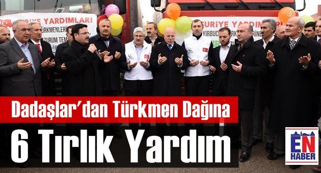 Erzurum'dan Türkmen Dağına Destek
