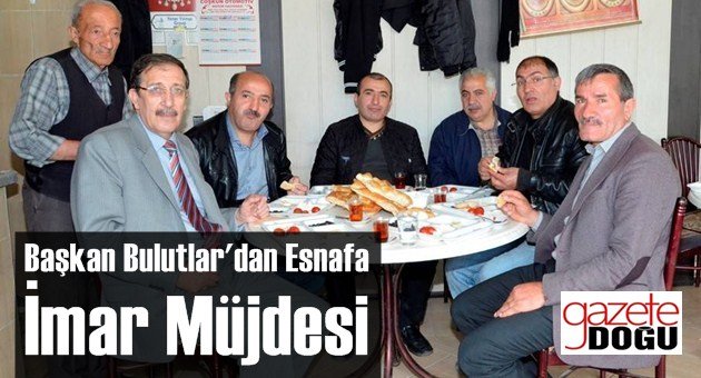Esnafa Müjdeyi Başkan Bulutlar Verdi