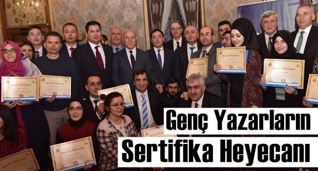 Genç Yazarlar Sertifikalarını Aldı
