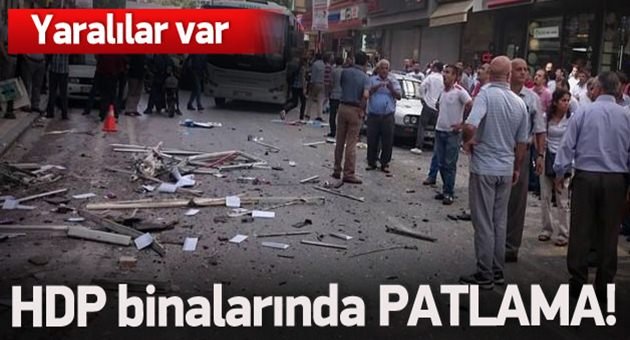 HDP Binalarında Patlama