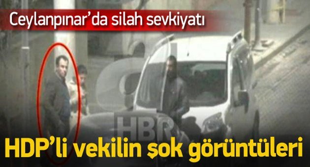 HDP'li Vekilden Katillere Silah Desteği