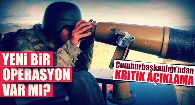 İbrahim Kalın'dan Operasyon Sinyali