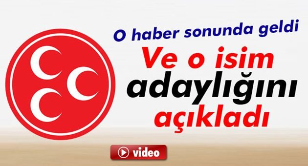 İşte Bahçeli'nin İlk Rakibi