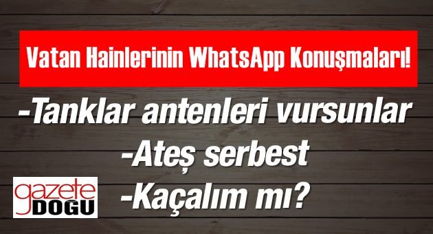 İşte FETÖ Darbe Girişiminin Konuşma Metinleri!
