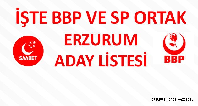 İşte Kesinleşen İttifak Listesi